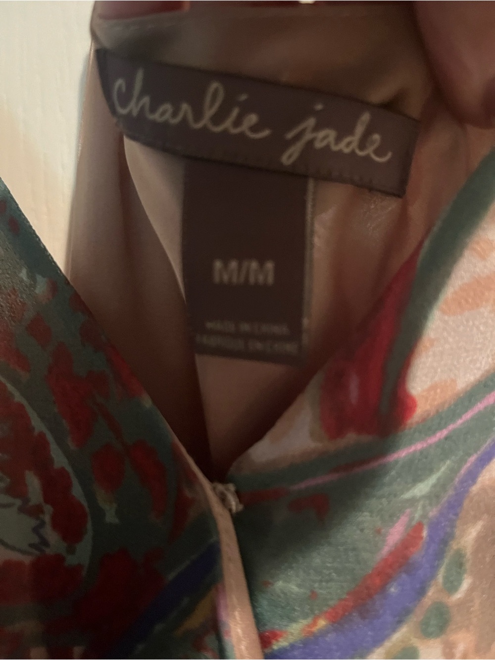 charlie jade Beige Multicolor Paisley Halter Dress - Picture 4 of 6